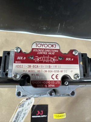 New Toyooki Hydraulic Valve Assembly HDD3C-3W-BCA-6-06B-WYD2 Warranty 🇺🇸