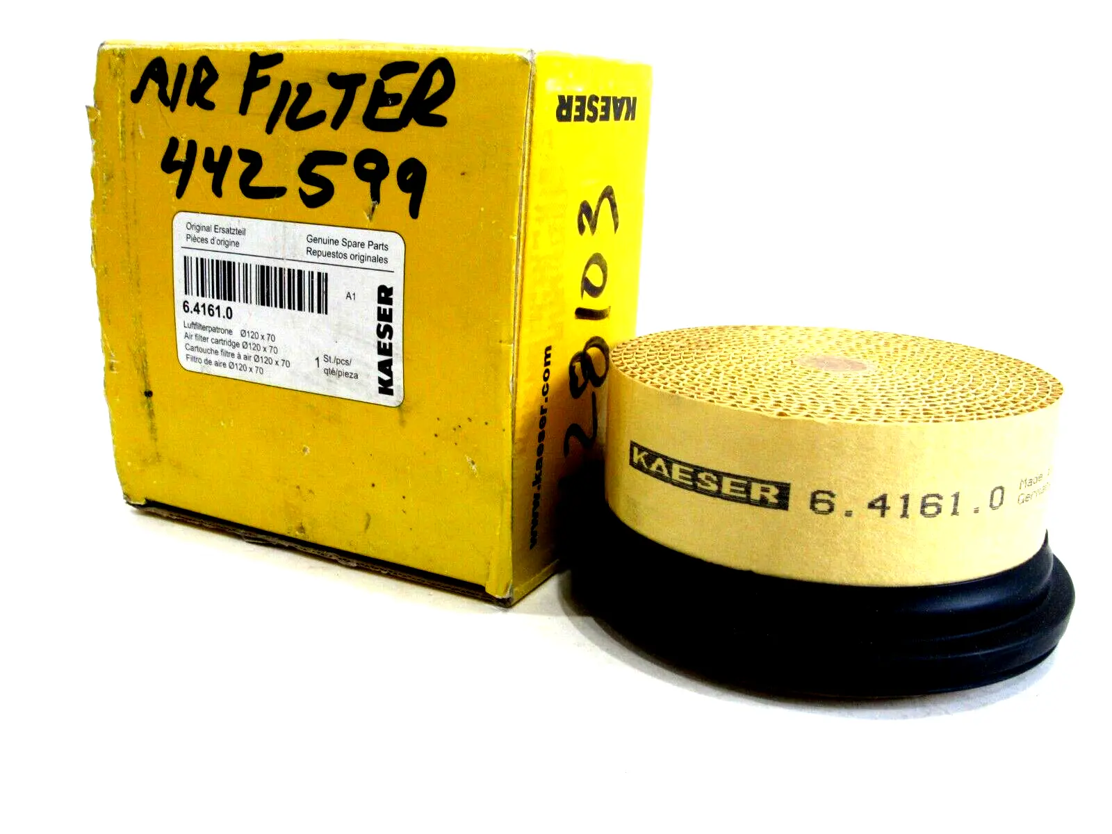 NEW KAESER 64161.0 AIR FILTER CARTRIDGE 641610
