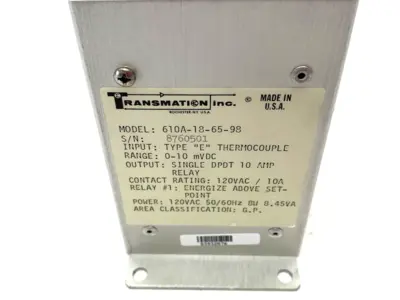 USED TRANSMATION TEMPERATURE ALARM UNIT