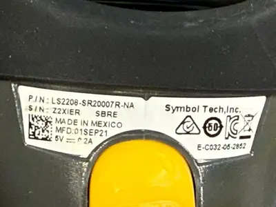Symbol LS2208-SR20007R-NA (5.5.2)