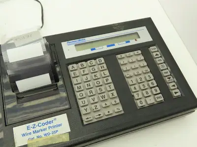 Thomas & Betts WD-25P E-Z-Coder Wire Marker Printer Tested & Working
