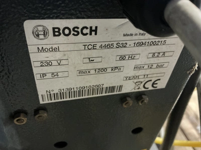 Used BOSCH TCE 4465 PREMIUM AUTOMATIC TELESCOPING TILT-BACK TIRE CHANGER Valve Grinders Michigan US | Miedema Asset Management Group #1437281