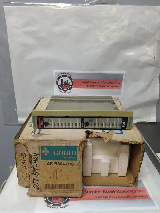 Used GOULD AS-B804-016 Industrial Controls Ohio US | Surplus Asset Holdings #1237556