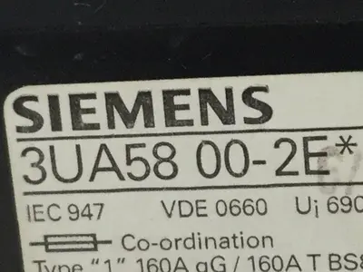 USED SIEMENS 3UA58 00-2E