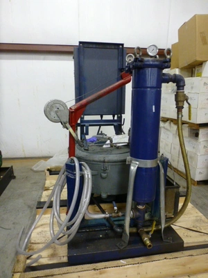 Lavin 20-1160V (20 x 9) solid basket centrifuge, 316SS.
