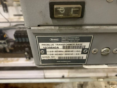 Emerald automatic case sealer with nordson glue, 1hp drive 57rpm