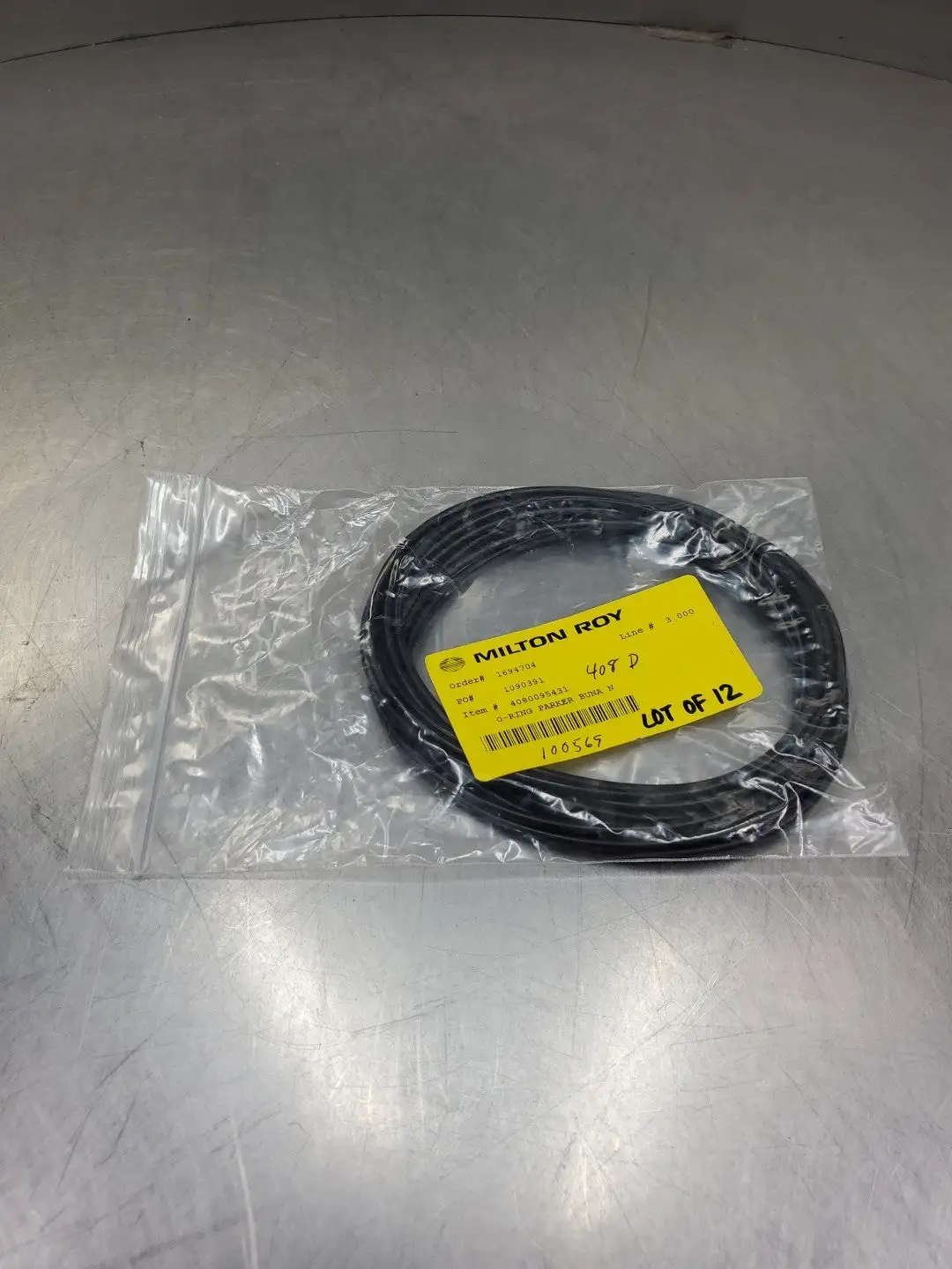 USED Milton Roy 4080095431 O-Ring Parker Buna N, Lot of 12