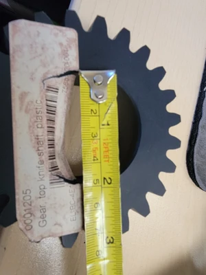 GEAR, TOP KNIFE SHAFT, 23 TEETH