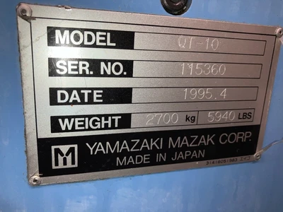 USED 1995 MAZAK QT-10