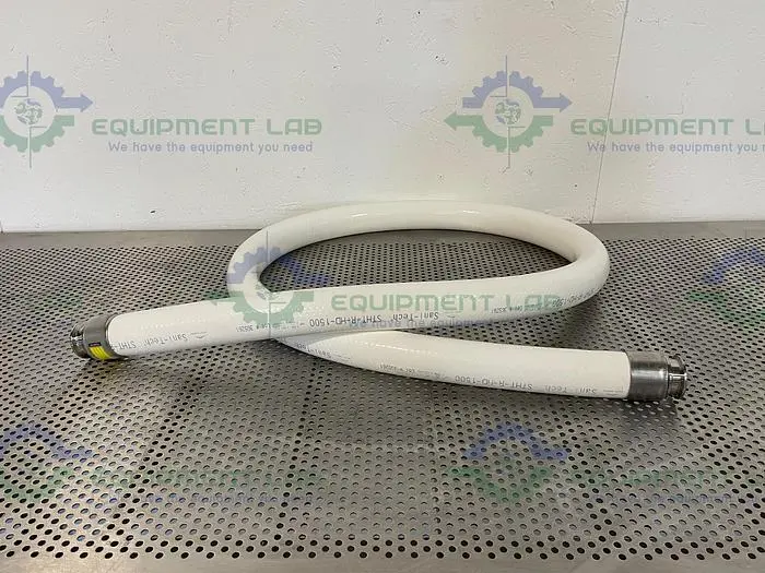 Used SANI TECH STHT-R-HD-1500 96" SILICONE HOSE W/ 1 1/2 SANITARY FITTING Hoses | Equipment Lab #486840