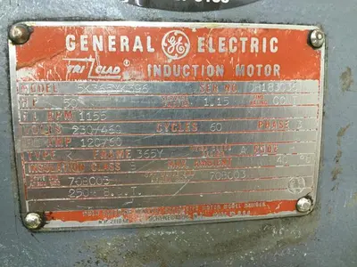 USED GENERAL ELECTRIC 5K365YK396