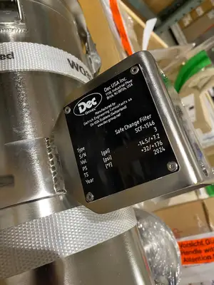 NEW DEC GROUP POWDERFLEX DOSING SYSTEM 2X0.0132GAL, W/SAFE CHANGE FILTER