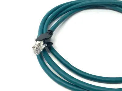 Used Cognex In-Sight Ethernet Cable RJ45 to M12 X-Coded, 185-1304R PLC Ethernet Equipment Michigan US | Maverick Industrial Sales #1397719