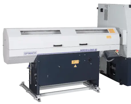 SPINNER SERVO-LOAD 80/110 Series Magazine Type Bar Loaders | Bayou Machinery