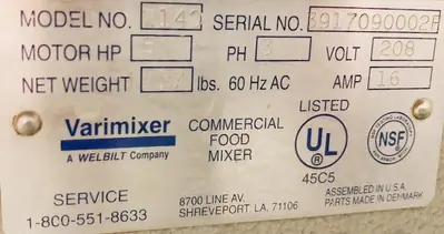 USED VARIMIXER W140