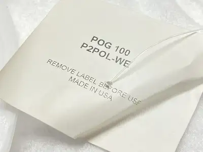 USED PALL CORP POLYPROPYLENE FILTER BAG 100 MICRON #2 P FLANGE BOX OF 40