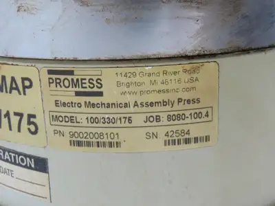 Used PROMESS _UNKNOWN_ Screw Presses Indiana US | Arrow Industrial #1411503