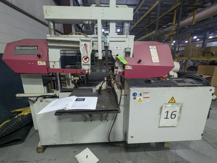 2012 BEHRINGER HBP313A Horizontal Band Saws | Mohawk Machinery