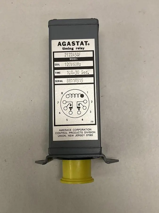 Used AGASTAT 2122A5SF Miscellaneous Equipment (Electrical & Power) | Surplus Asset Holdings #1202510