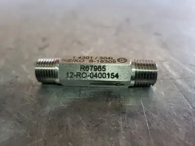 Pipe Nipple 1/4" NPT x 2-1/4", 304L