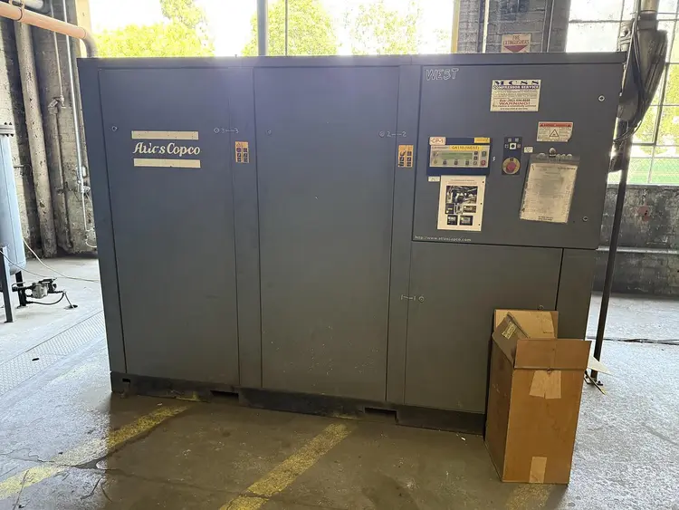 Used 2001 ATLAS COPCO GA 110 Rotary Screw & Sliding Vane Air Compressors Pennsylvania US | Global Equipment International, LLC #296263