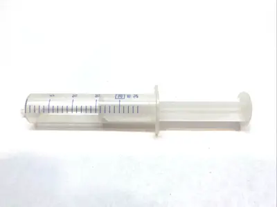 USED FISHER SCIENTIFIC LUER‑SLIP SYRINGE 20ML