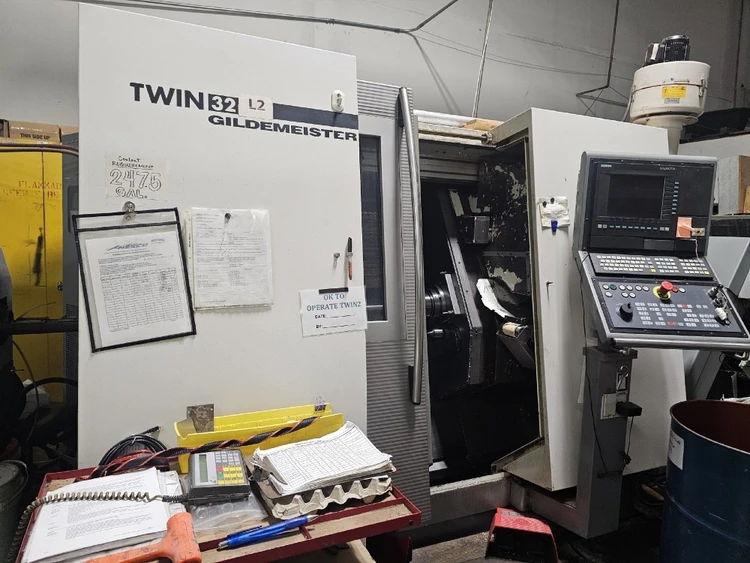 Used 2001 GILDEMEISTER TWIN 32 5-Axis or More CNC Lathes California US | Deal Makers Machinery #395407