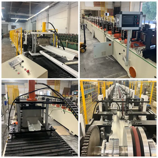 Flat Pan Roof Panel Roll Forming Machine USA