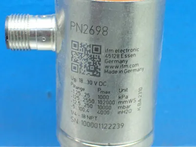 Used IFM PN2698 Pressure Transmitters Ohio US | HGR 24 #1070008