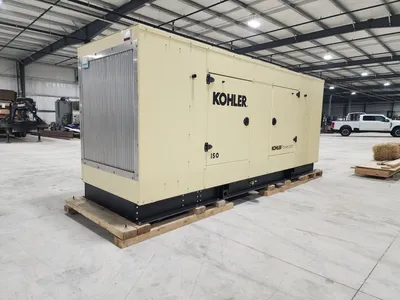 New Surplus 150KW Kohler KG150 Natural Gas Generator 600V INSTOCK 2024 Enclosed