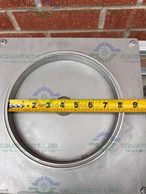 Stainless Steel Overhead 8" Stirrer w/ Lenze Inverter Drive, OM Motor, Gear Head