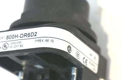 NEW ALLEN BRADLEY 800H-DR6D2 PUSHBUTTON 800HDR6D2