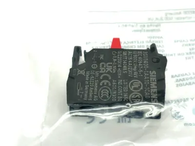 NEW SIEMENS CONTACT MODULE WITH 1 CONTACT ELEMENT, 1 NC