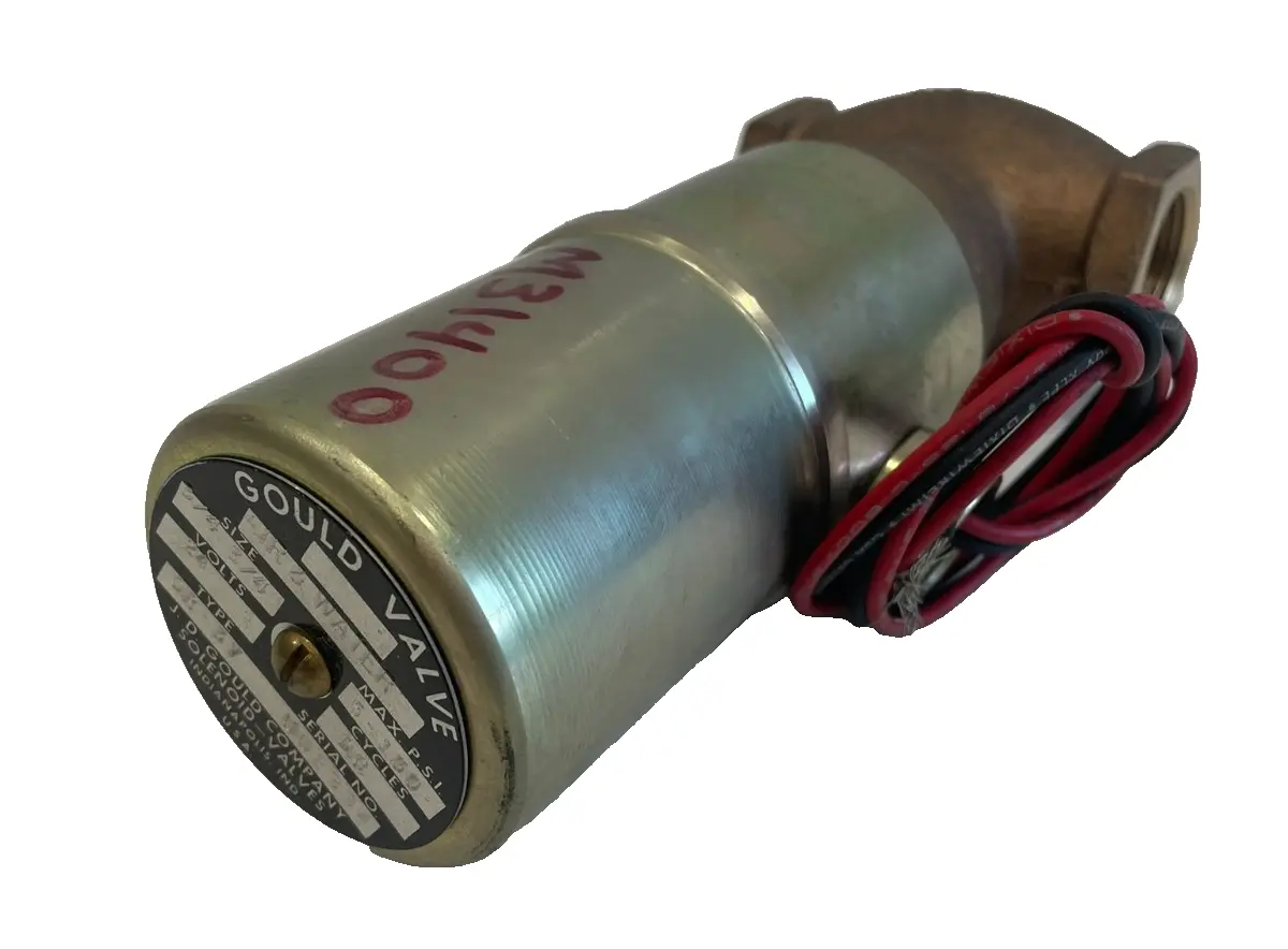 NEW JD GOULD QR-3V VALVE AIR WATER 3/4 PSI 5-150 24V QR3V