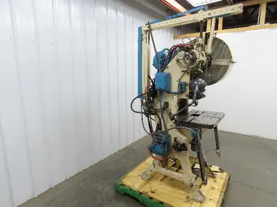 L&J No 2 Mechanical OBI Punch Press 18 Ton 1-7/8" Stroke 6" Throat 1.5Hp 3Ph