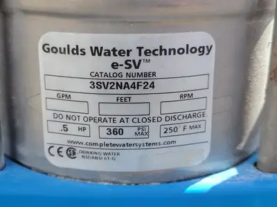 USED GOULDS 3SV2NA4F60