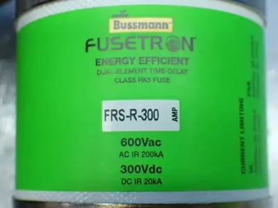 New | in-Stock EATON BUSSMANN FRSR300 Fuses Ohio US | HGR 24 #1020248