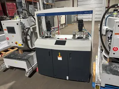 USED SCHEUGENPFLUG LIQUID MATERIAL MIXER & BARREL AGITATOR SYSTEM