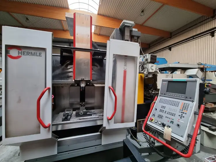 Used HERMLE C800V X: 800 - Y: 600 - Z: 500 MM CNC Vertical Machining Centers BE | Apt International N.V #361853