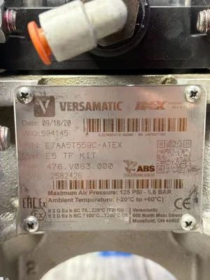 VERSAMATIC E7AA5T559C-ATEX Diaphragm Pumps | ESS Industrial Equipment Sales (4)