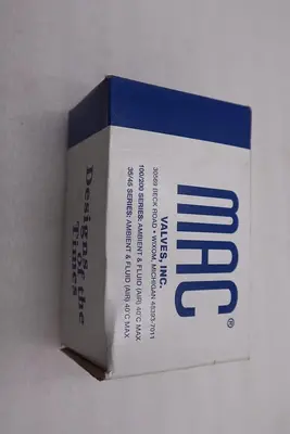 NEW MAC 6211C-000-PM-502DA W/ PME-502DABE SOLENOID VALVE 6200 SERIES #H728A