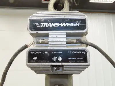 MSI MSI-6260C Trans-Weigh Cell Scale RF Digital Crane Scales 50000 lb