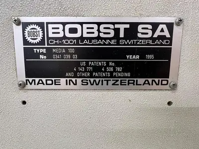 USED 1995 BOBST MEDIA 100