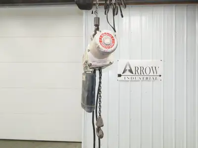 Coffing JF 1/4 Ton Electric Chain Hoist 16 FPM 9' Lift 230/460V 3PH