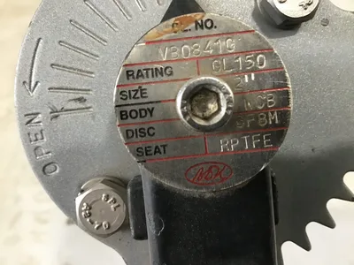 BDK BUTTERFLY VALVE DN50 150/300, 2″, VBO841C