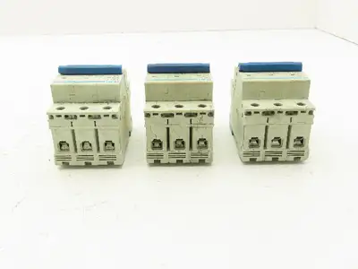 Chint NB1-63 D16 Circuit Breaker 5000A 480V 3 Pole Lot of 3