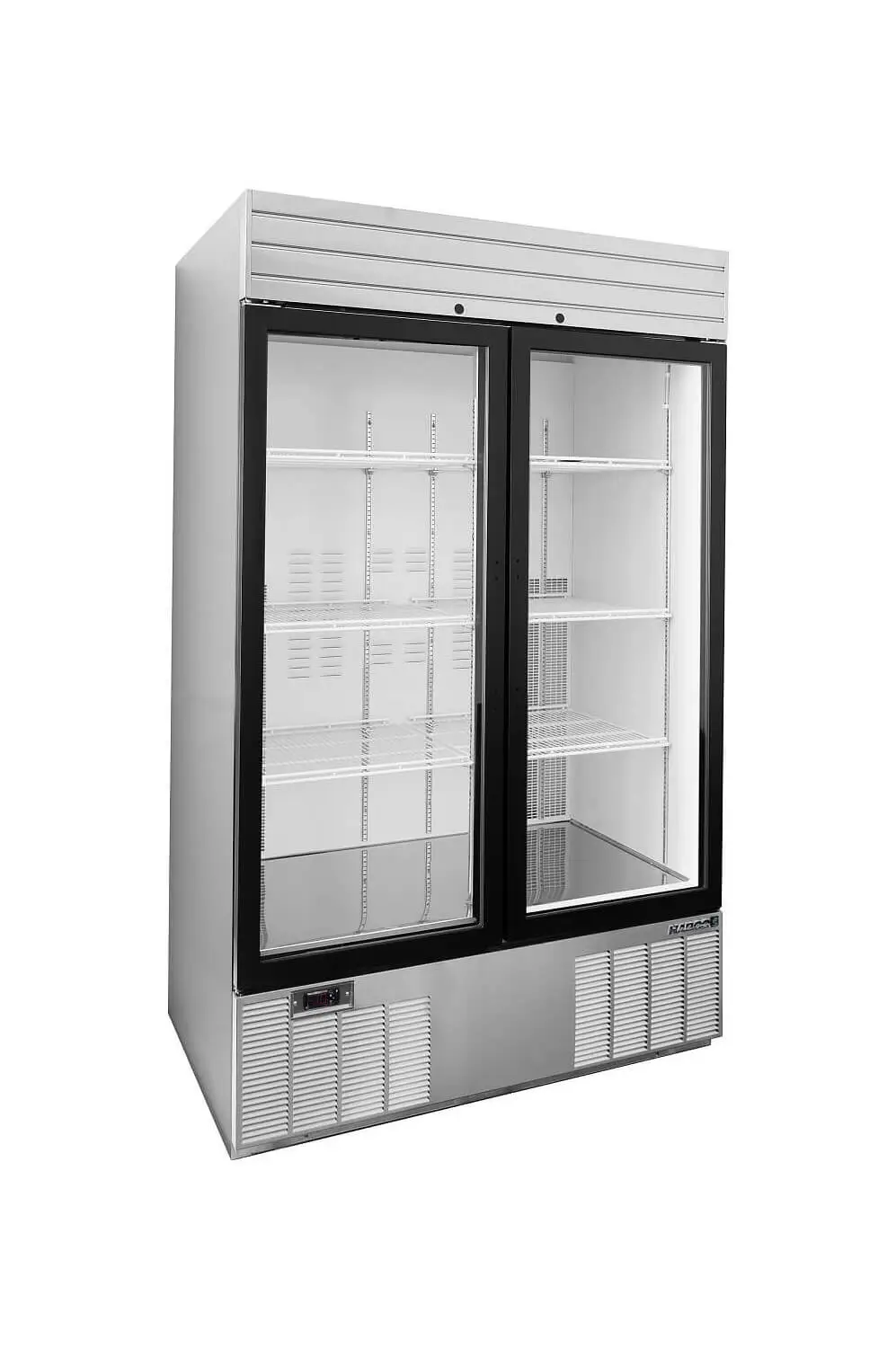 181-0006 Habco SE46HCSXG Stainless Steel Glass Door Self-Contained Cooler