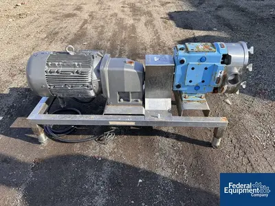 USED Waukesha Wauskesha Rotary Lobe Pump, Model U130