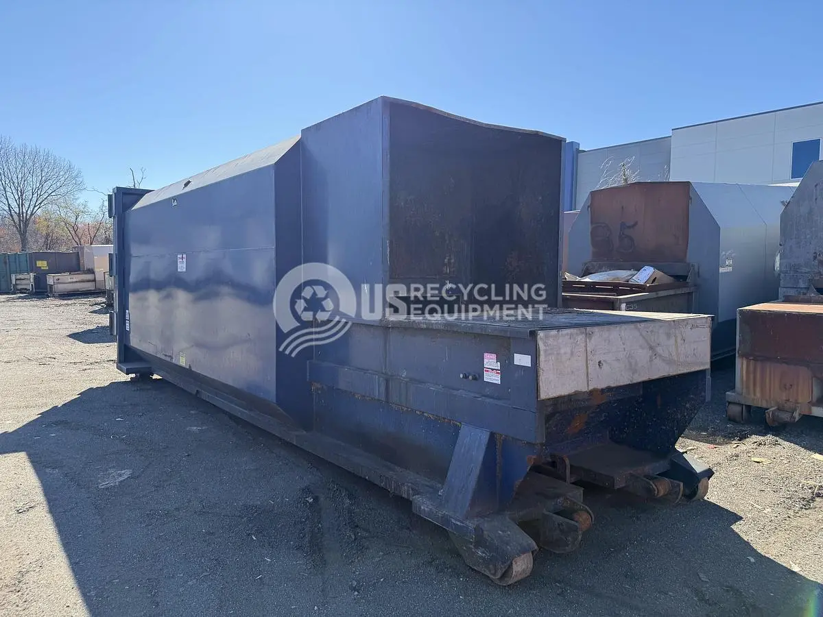 USED PTR TWO (2) PTR200 SELF CONTAINED COMPACTORS