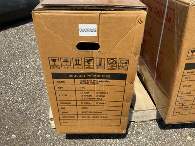 New SDLANCH EV Electric Scooter, Battery Operated, Steel Frame, Painted Plastic Shell, LED Running L...